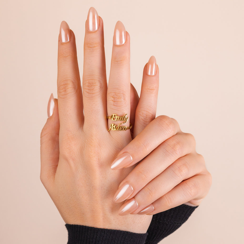 Customized Name Ring