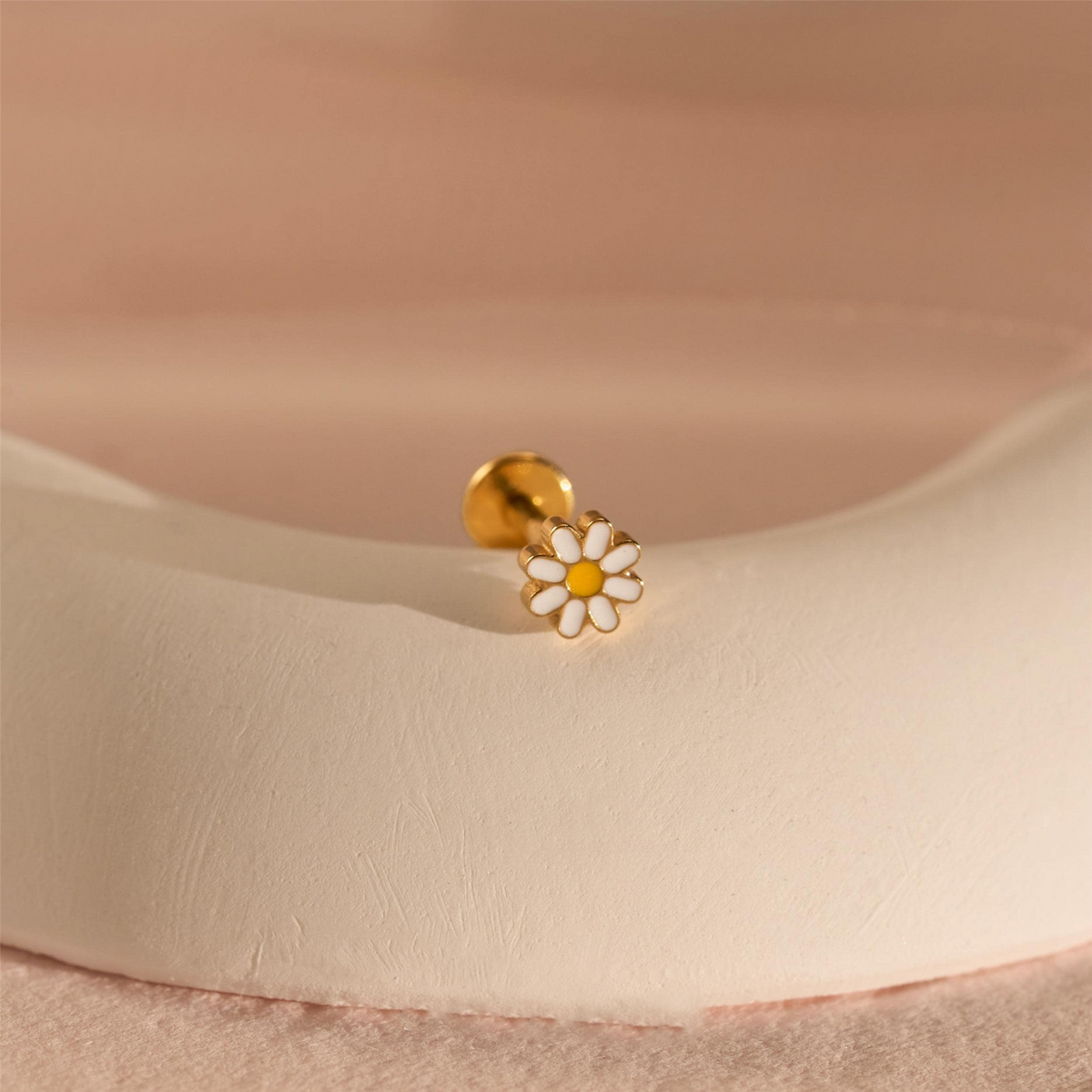 Daisy Flower Stud Earring
