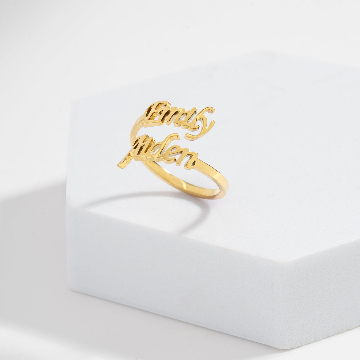 Customized Name Ring